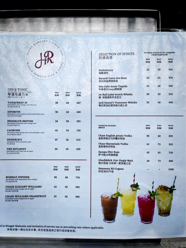 A British Bite Above the Clouds at Harry Ramsden, Genting
