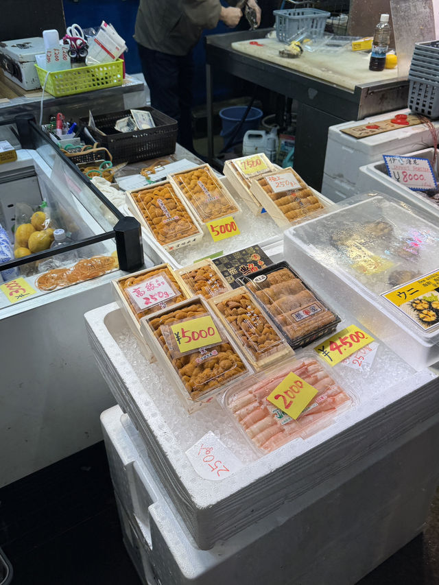 ตลาดปลาโอซาก้าที่สดและราคาดี