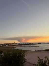 泉南ロングパークで夕焼けデート