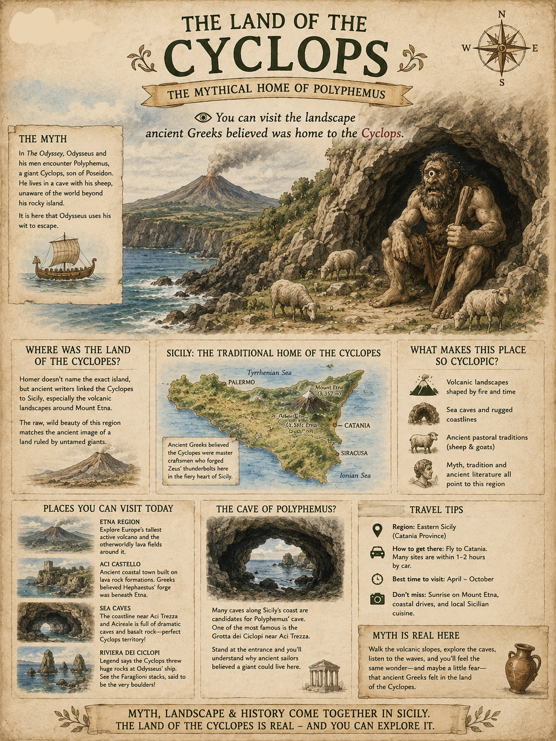 🐉 The Land of the Cyclops — Can You Visit It Today?
