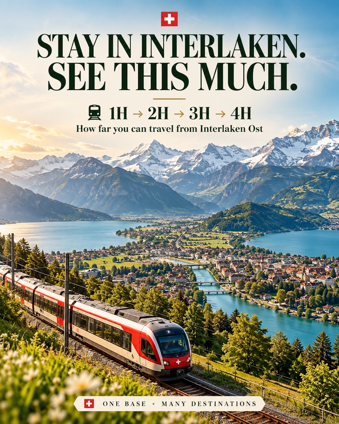 🚆 Interlaken: Your Ultimate Swiss Train Base 🇨🇭