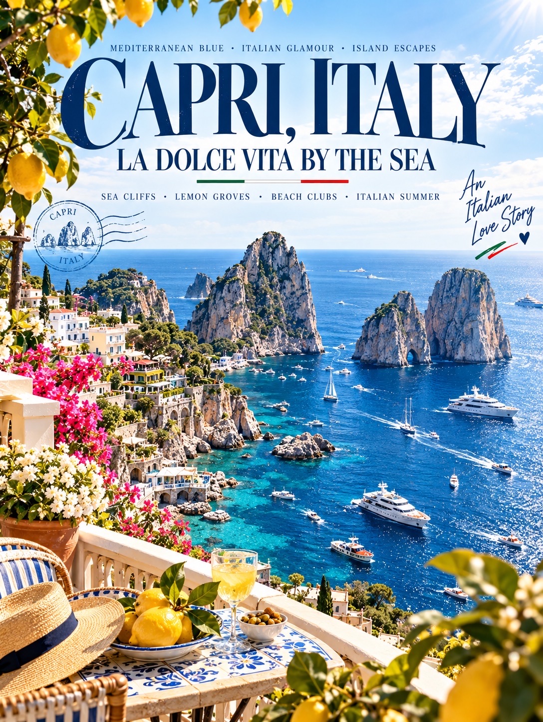 🇮🇹 Capri in 3 Days: Turquoise Waters, Coastal Glamour & Italian Summer ☀️