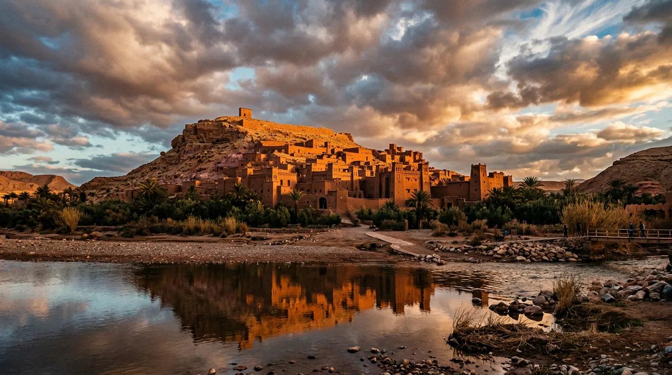 🏰 Айт-Бенхадду: культовая глиняная крепость Марокко вдоль Сахарского пути!