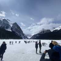 Lake Louise in Spring - still Frozen!