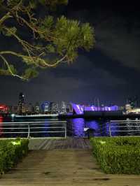 A Magical Night Walk around Qingdao Olympic Sailing and Marine Cultural Tourism Area