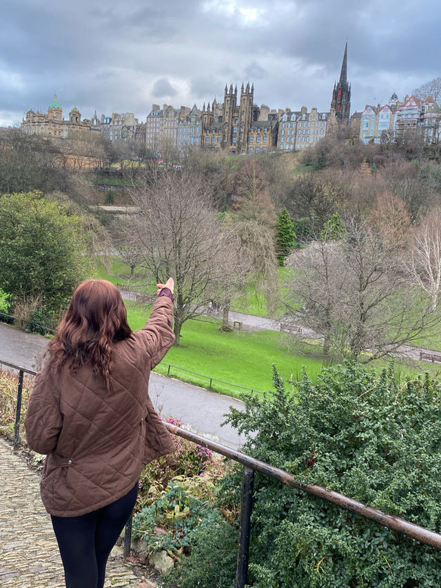 Edinburgh in the cold