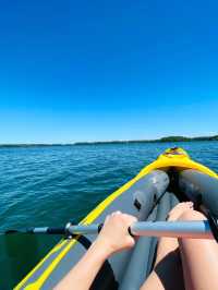 Kayaking in Lake Sidney Lanier USA 🇺🇸