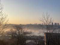 Suspension bridge across the Golden Horn Bay