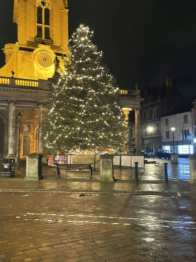 Northampton town centre and Christmas time 