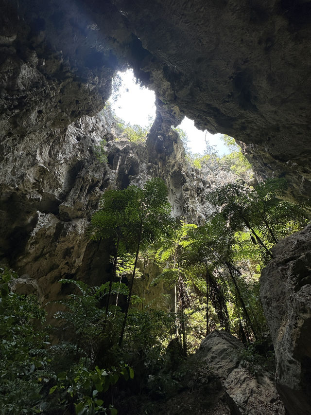 One of stunning caves in Thailand
