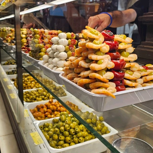 Food paradise in Madrid.