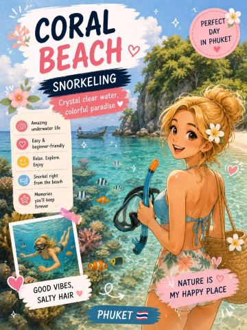 I thought snorkeling was just "swimming and looking at fish."