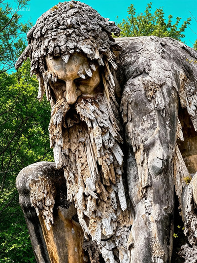 アペニンの巨像(Colosso dell'Appennino)- 岩の巨人、メディチ家の アペニンの巨像(Colosso dell'Appennino)- 岩の巨人、メディチ家の