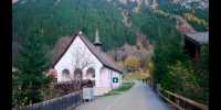 Swiss town of Wengen scenery