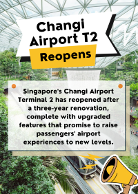 Changi Airport T2 Reopens! 🎉