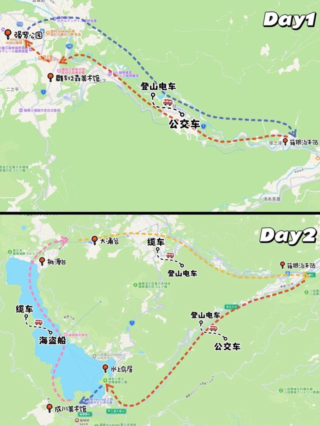 箱根兩日一夜 | 逆時針路線先避開遊客‼️
