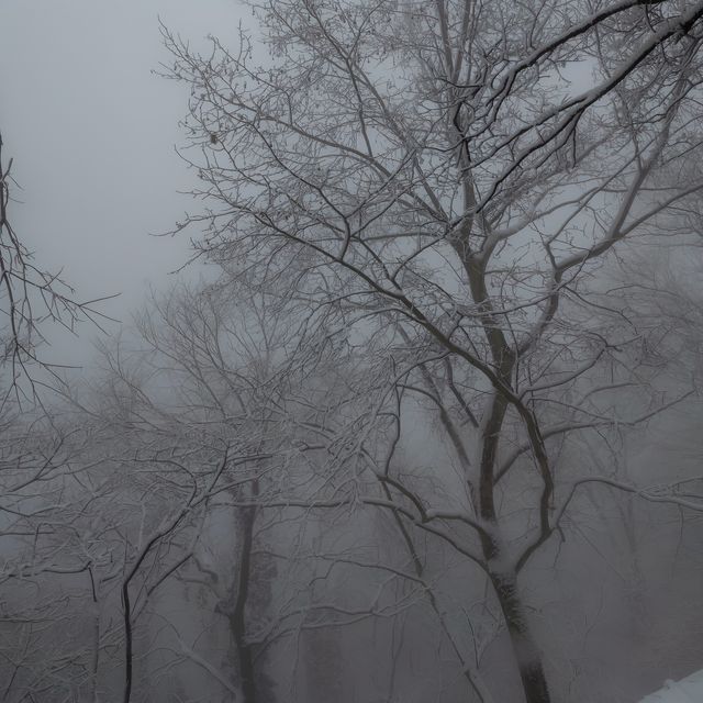 美哭 下雪天的北高峰宛若仙境