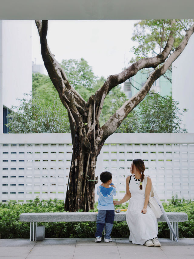 中山這座“盤活”後的白房子公園好chill啊