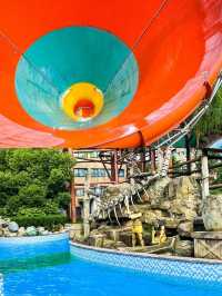 浙江安吉歡樂風暴水樂園，溜娃好去處