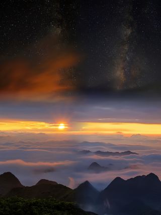 Axi Axi Grassland | Galaxy Cloud Sea Grassland
