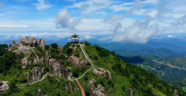 九仙山：風景真不錯！。