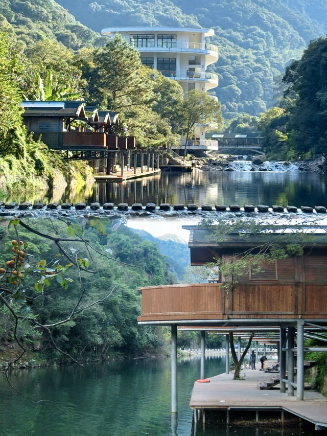 福州周邊|永泰赤壁山林溪上船屋·愜意清晨