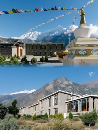 A hotel in Nepal where celebrities come to check in. Wait for the wind to come. 