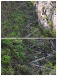 白陉古道蜿蜒曲折之形山道讓人難忘