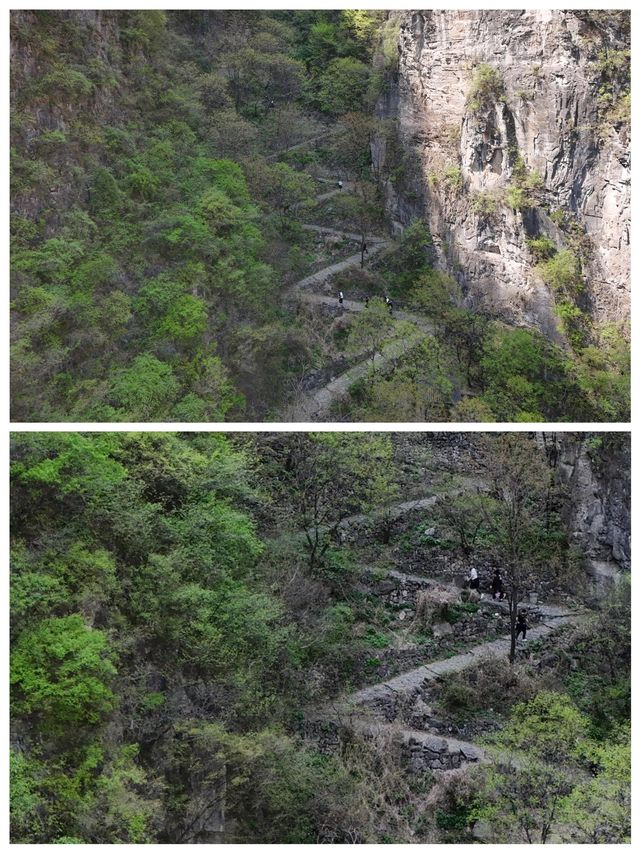 白陉古道蜿蜒曲折之形山道讓人難忘