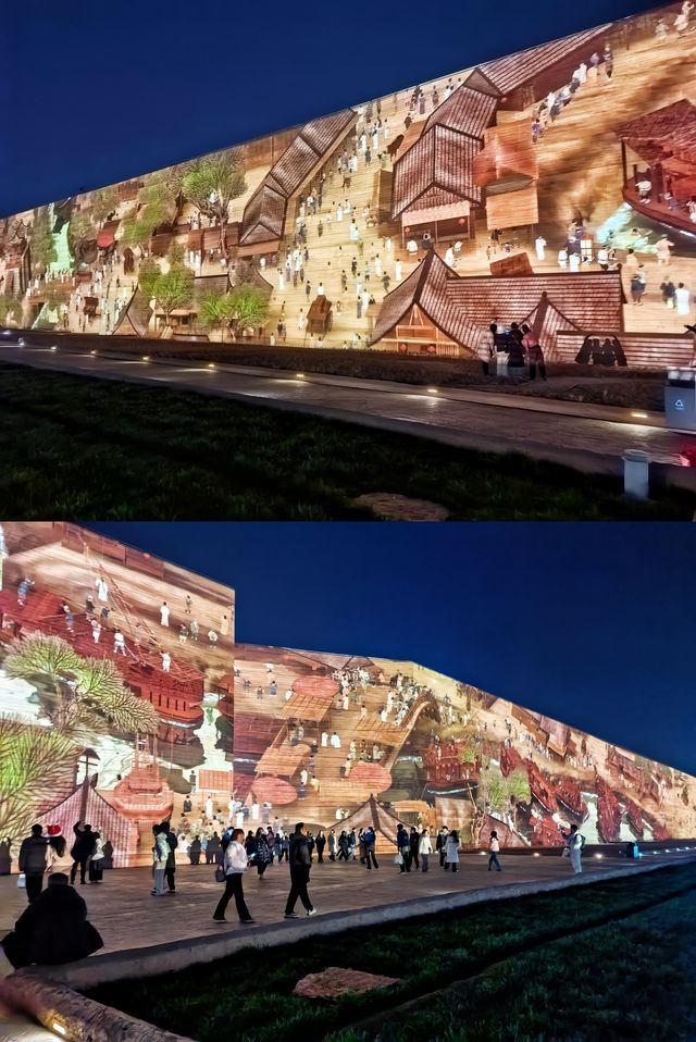 只有河南戲劇幻城  夜晚夢幻般的視覺效果