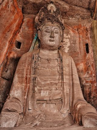 Anyue Gaosheng Giant Buddha, a provincial cultural relic site with international appeal