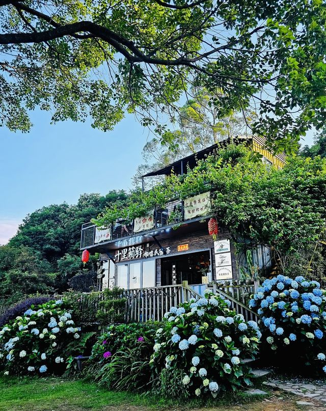 風景如畫的漳州十里藍山