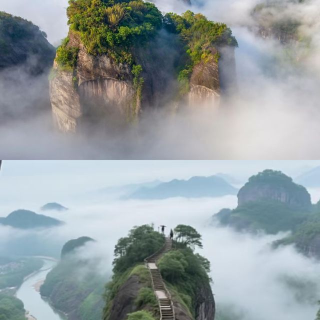 九曲溪竹筏漂流一票難求！網友：早起排隊都值，每一幀都似CG畫面