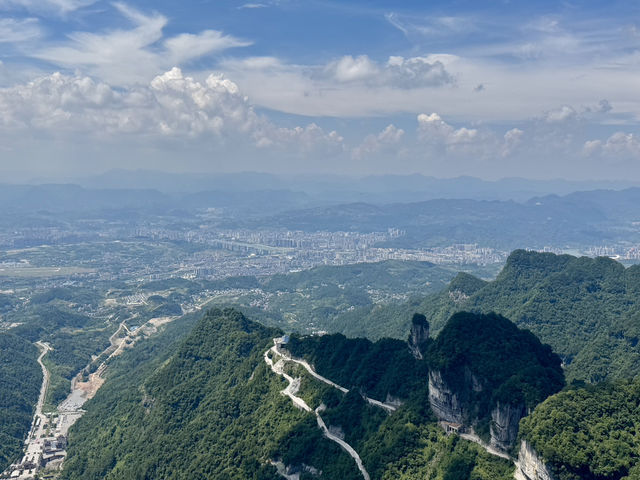 Tianmen mountain is simply breathtaking