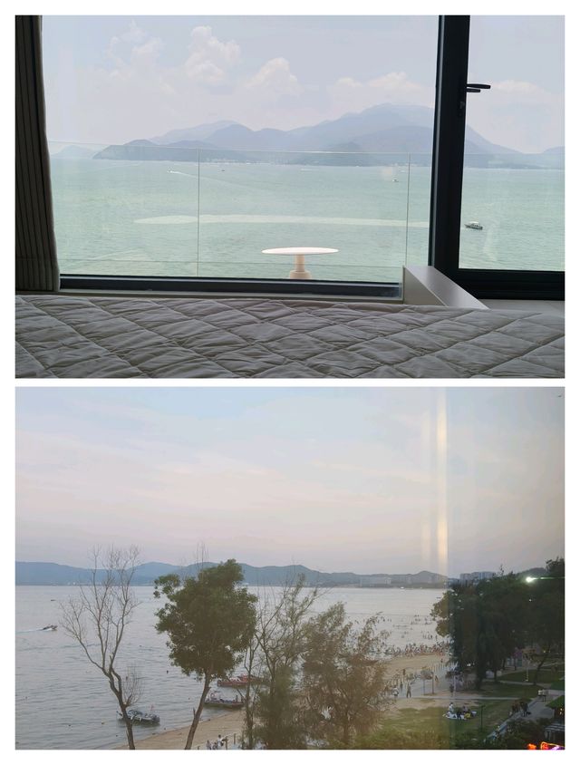 深圳較場尾海景私湯酒店｜浸住溫泉睇海