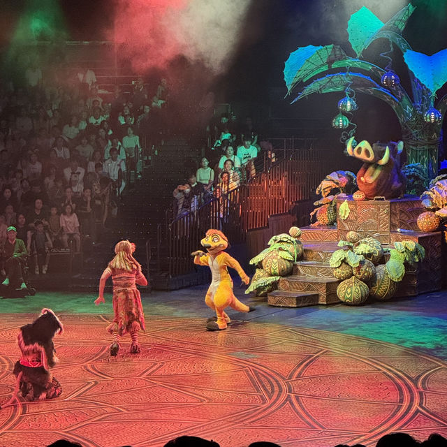 【香港ディズニー】おすすめ室内エンターテインメント フェスティバルオブザライオンキング🦁