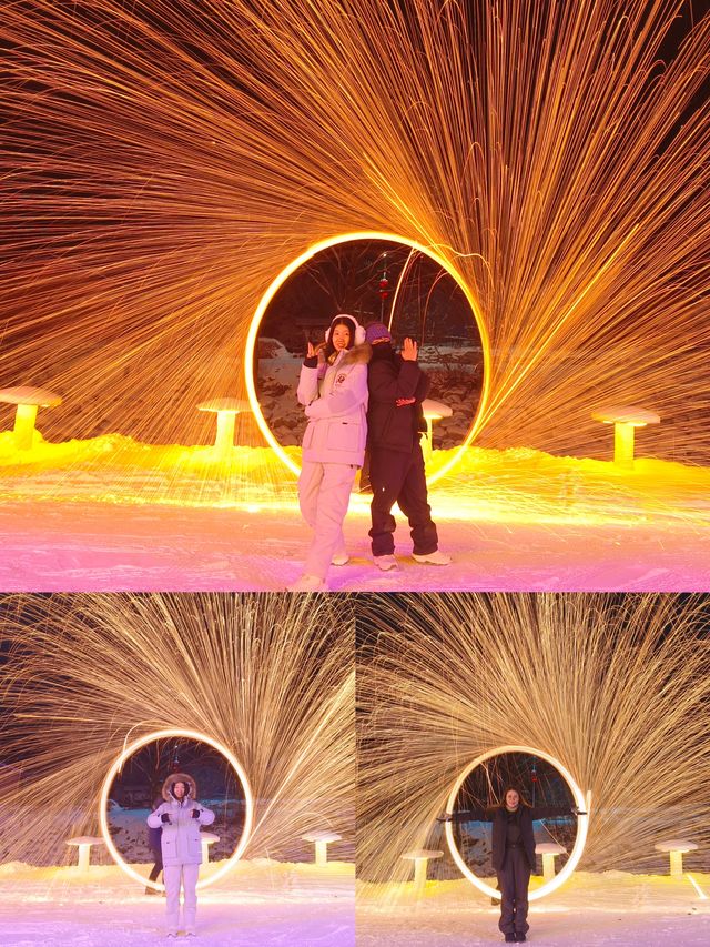 打卡雪謠居客棧拍最美煙花照片 打卡雪謠居客棧拍最美煙花照片