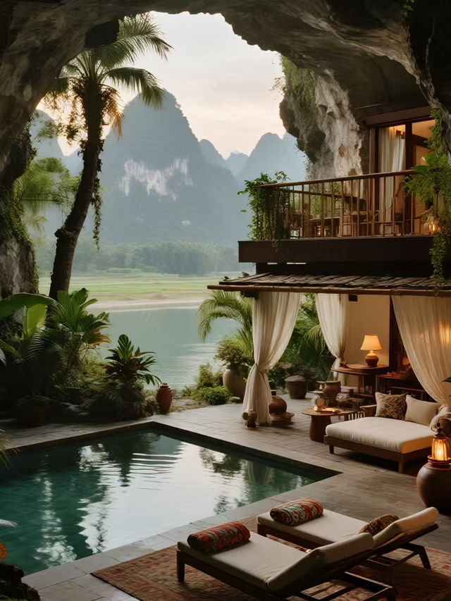 陽朔香樟華苹|秋日親子秘境!峇里島風別墅+十里畫廊遛娃 陽朔香樟華苹|秋日親子秘境!峇里島風別墅+十里畫廊遛娃