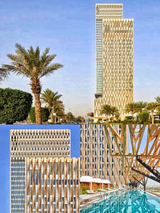 쿠웨이트 포시즌스 호텔은 현대적인 시각으로 정교한 중동 문화를 해석합니다