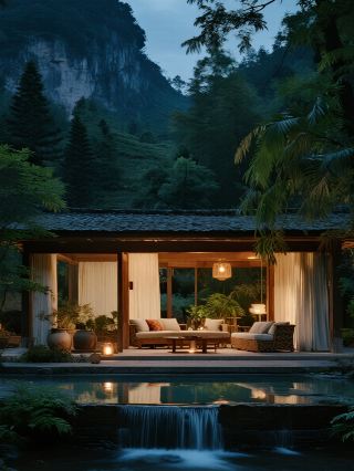 การผสมผสานที่ลงตัวราวกับความฝันระหว่างบ่อน้ำพุร้อนในฤดูหนาวและรถไฟในป่า!