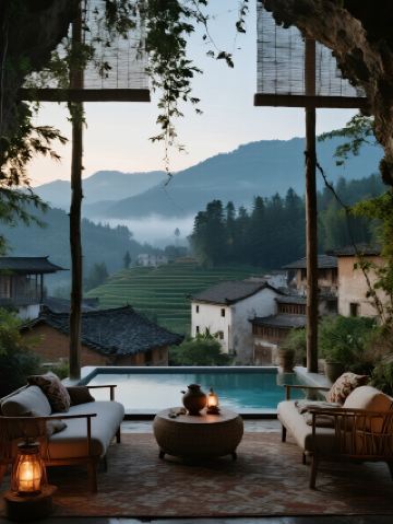 겨울의 불꽃놀이 기운! 자가용으로 송양을 여행하며 강남의 비밀스러운 네 개의 따뜻한 고촌을 탐방해보세요