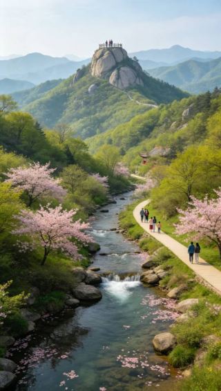浠水三角山春の終わり攻略｜鄂東第一峰でのんびり記録、山の花と風が最高の相性
