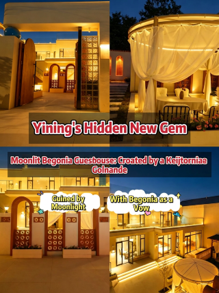 Yining hidden gem new hotel|Moonlit Begonia guesthouse created by a Beijing returnee