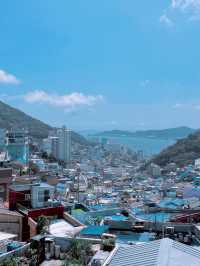 【韓國釜山】 우인 ☕️飽覽甘川洞文化川嘅cafe 