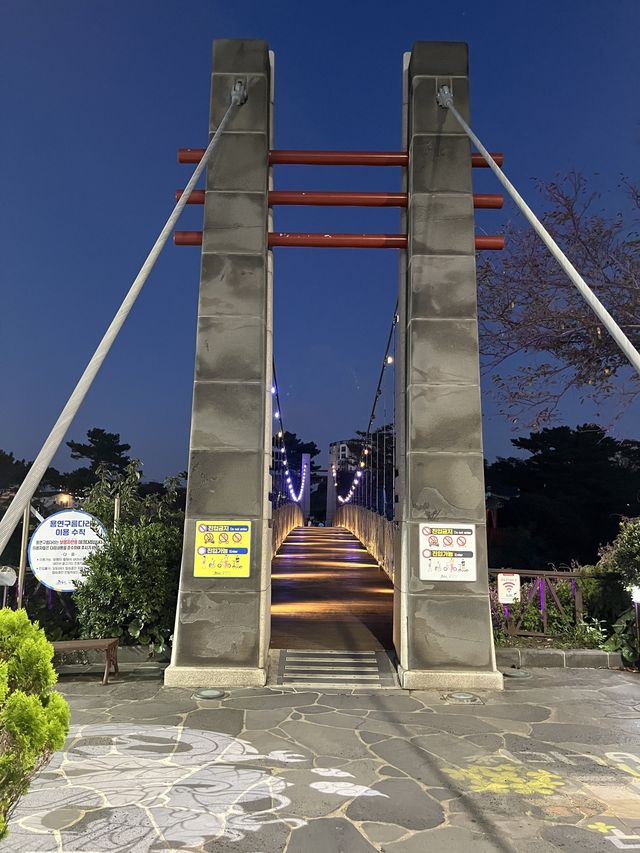 제주도 공항근처 가볼만한곳 용두암 출렁다리