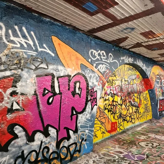悉尼大學校園內的塗鴉隧道🎨🎭