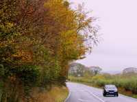 Amazing Autumn road to Stonehenge from Bath