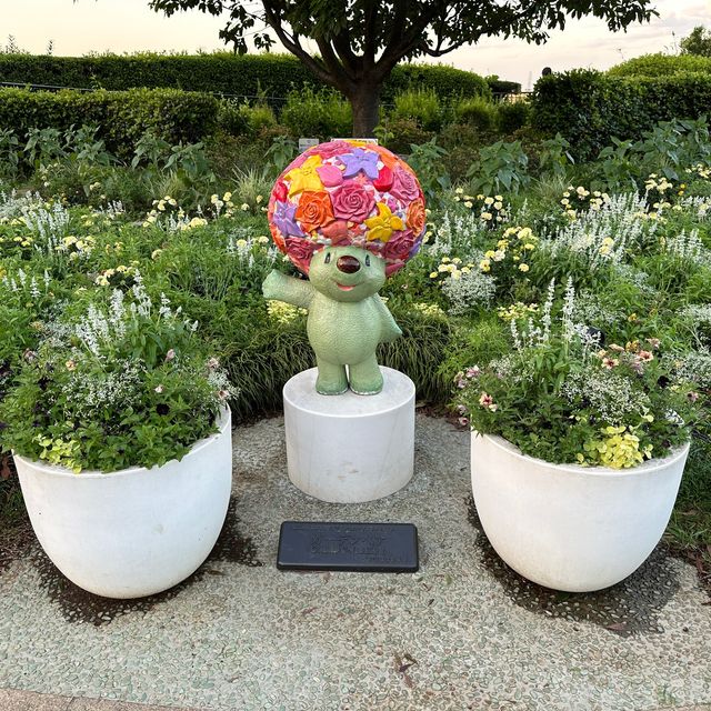 【横浜】夕方の港の見える丘公園・展望台にて