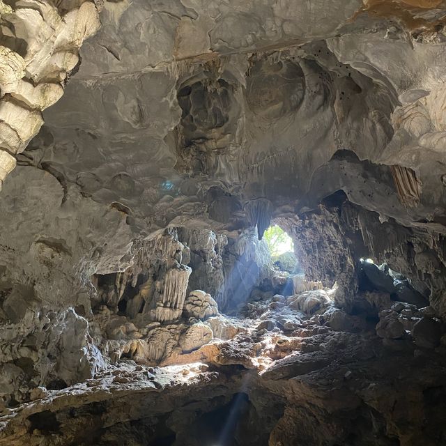 Ha long bay caves.