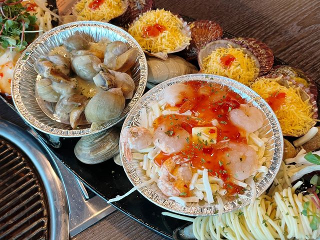 부산 오션뷰 조개구이맛집
